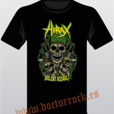 Camiseta Hirax Violent Assault