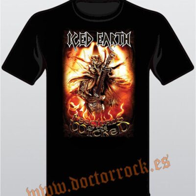 Camiseta Iced Earth Festivals Of The Wicked