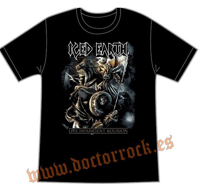 Camiseta Iced Earth Live in Ancient Kourion