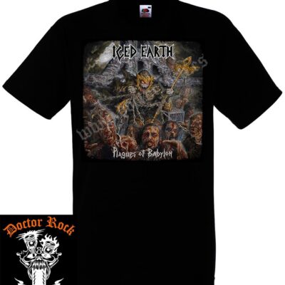Camiseta Iced Earth Plagues Of Babylon