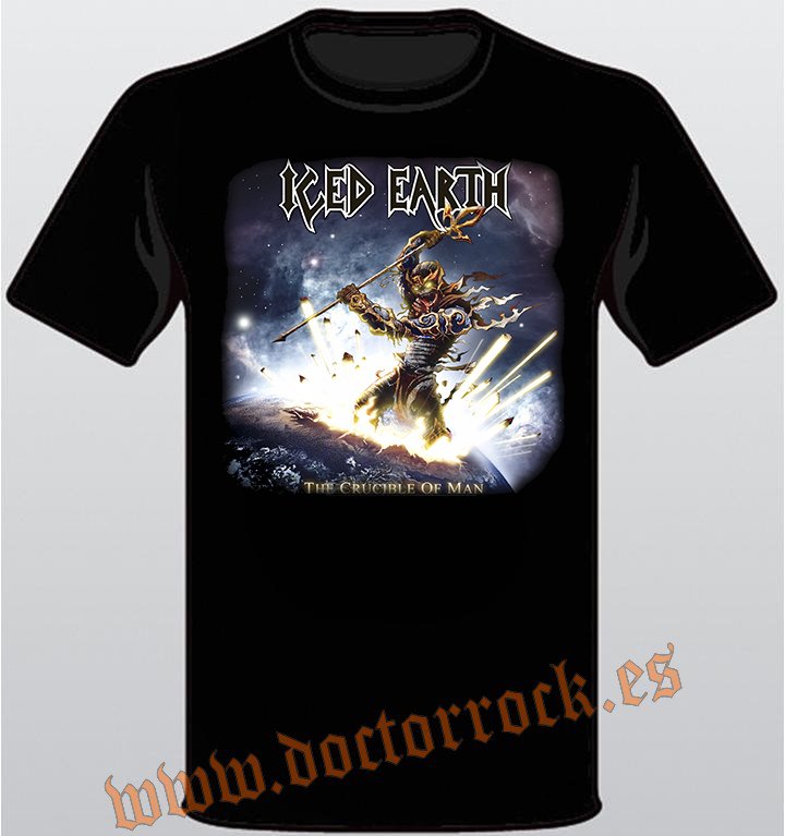 Camiseta Iced Earth The Crucible Of Man