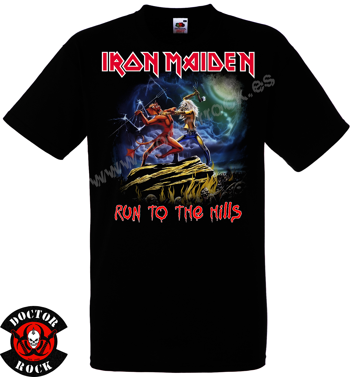 Camiseta Iron Maiden Run to the Hills - Imagen 2
