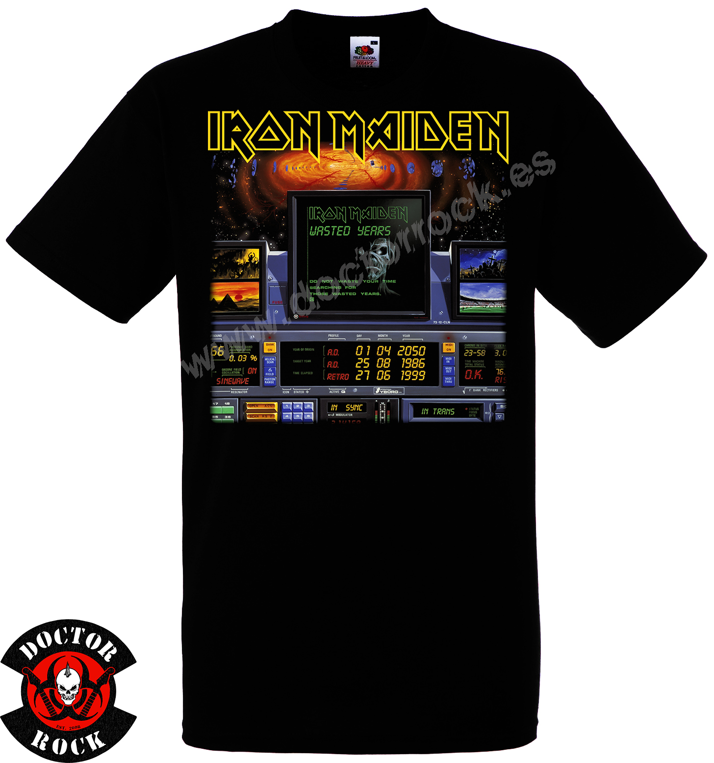Camiseta Iron Maiden Wasted Years - Imagen 2
