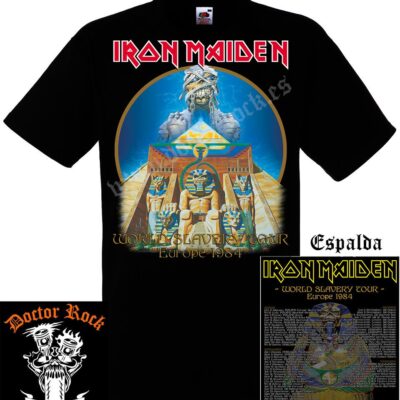Camiseta Iron Maiden 1984 World Tour