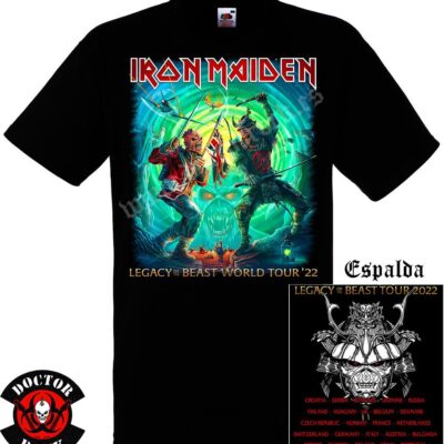 Camiseta Iron Maiden 2022 Legacy World Tour