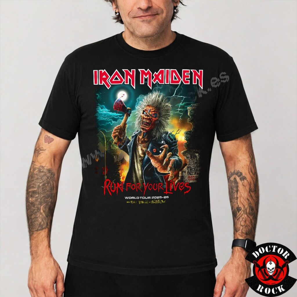 Camiseta Iron Maiden 2025 26 World Tour