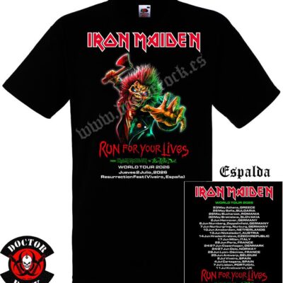 Camiseta Iron Maiden 2026 Viveiro