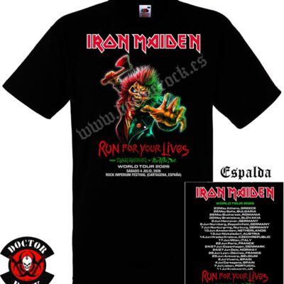 Camiseta Iron Maiden 2026 Cartagena