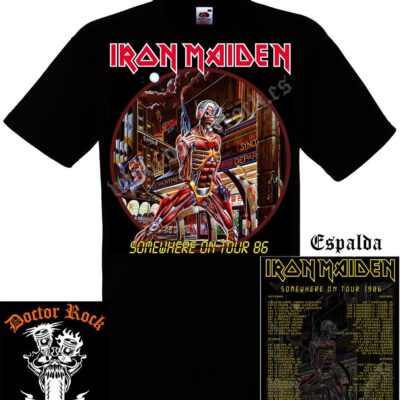 Camiseta Iron Maiden 86 Tour