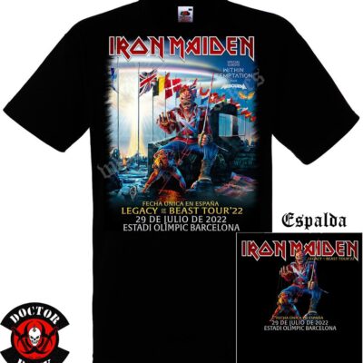 Camiseta Iron Maiden BCN 2022