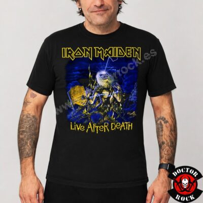 Camiseta Iron Maiden Live After Death