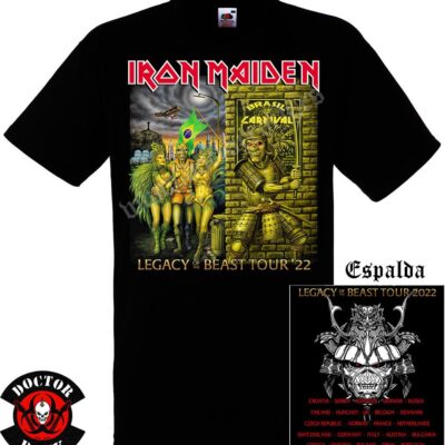 Camiseta Iron Maiden Brasil 2022