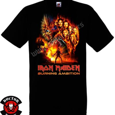 Camiseta Iron Maiden Burning Ambition