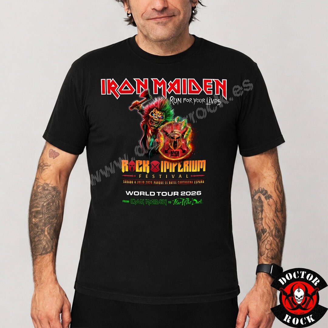 Camiseta Iron Maiden 2026 Rock Imperium - Imagen 2
