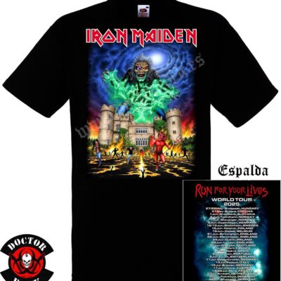 Camiseta Iron Maiden Dublin 2025