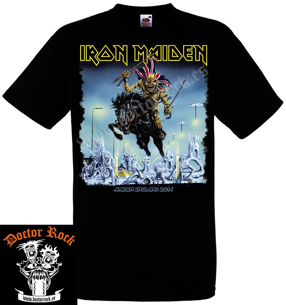 Camiseta Iron Maiden England 2014