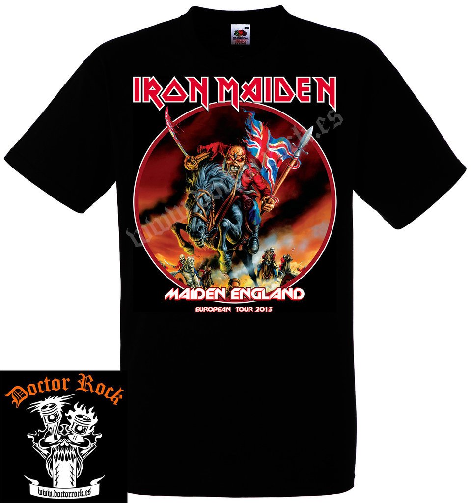 Camiseta Iron Maiden European Tour 2013