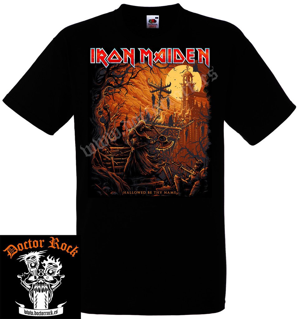 Camiseta Iron Maiden Hallowed Be Thy Name