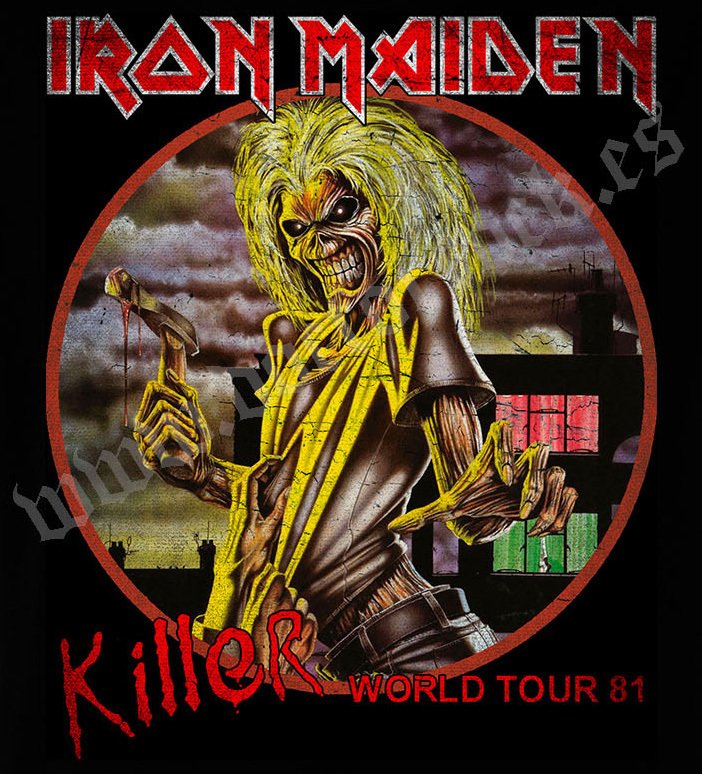 Camiseta Iron Maiden Killer World Tour Vintage - Imagen 2
