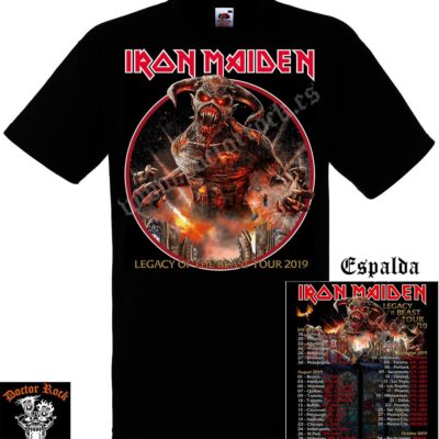 Camiseta Iron Maiden Legacy Tour 2019
