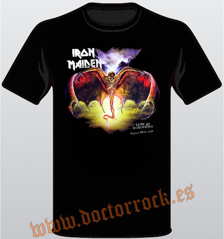 Camiseta Iron Maiden Live at Donington