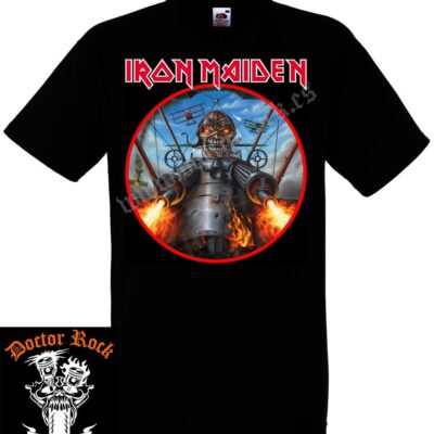 Camiseta Iron Maiden Live To Fly