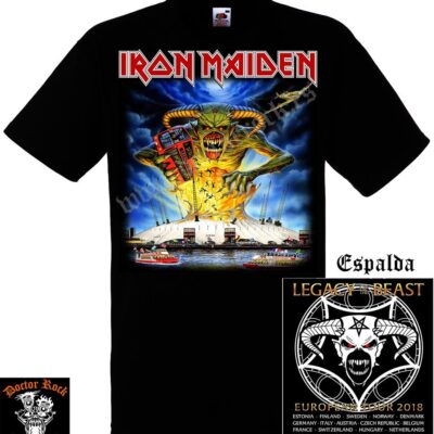 Camiseta Iron Maiden London 2018