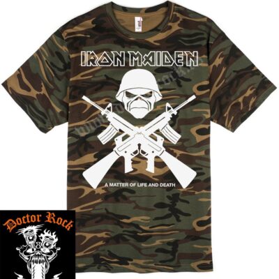 Camiseta Iron Maiden Matter Camuflaje