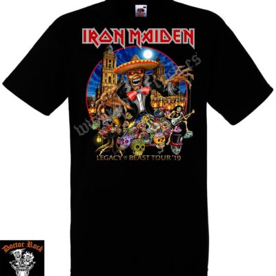 Camiseta Iron Maiden Mexico 2019