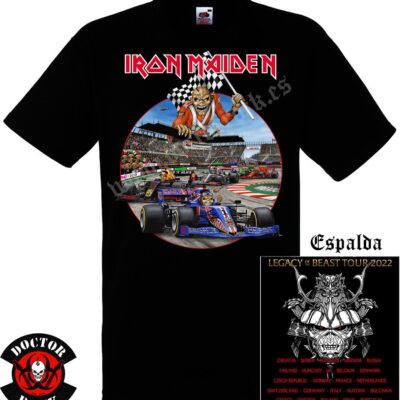 Camiseta Iron Maiden Mexico 2022