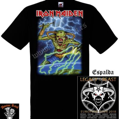 Camiseta Iron Maiden Nordik Tour 2018