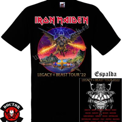 Camiseta Iron Maiden Nordik Tour 2022