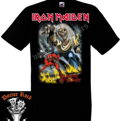 Camiseta Iron Maiden Number Of The Beast