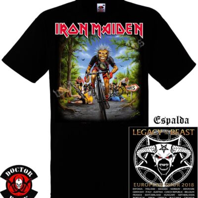 Camiseta Iron Maiden Paris 2018