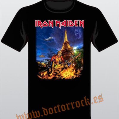 Camiseta Iron Maiden Paris