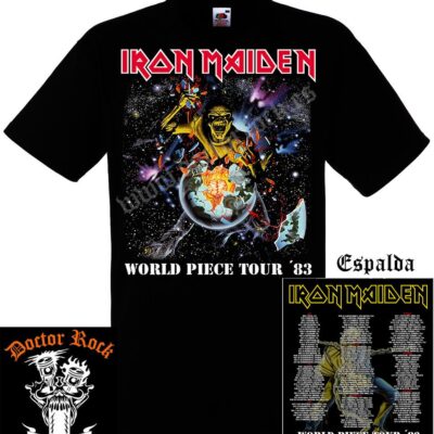 Camiseta Iron Maiden World Piece Tour