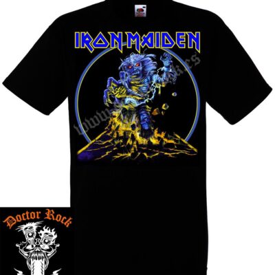 Camiseta Iron Maiden Run For Your Life