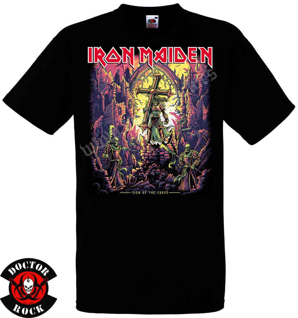 Camiseta Iron Maiden Sign Of The Cross