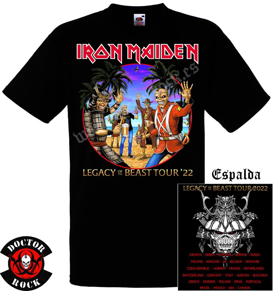 Camiseta Iron Maiden Tampa Event 2022
