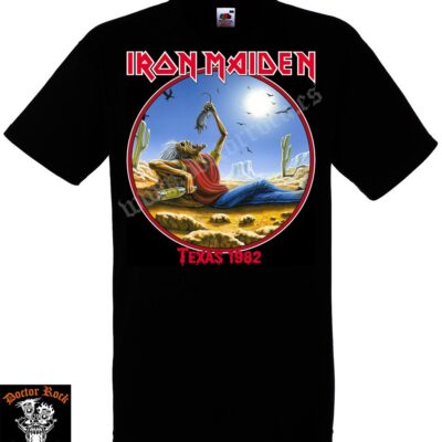 Camiseta Iron Maiden Texas 1982