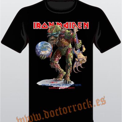 Camiseta Iron Maiden Final Frontier World Tour