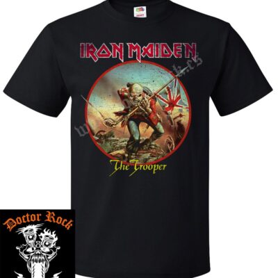 Camiseta Iron Maiden The Trooper Vintage