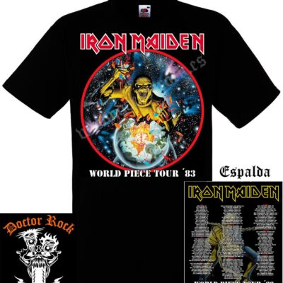 Camiseta Iron Maiden Tour 83