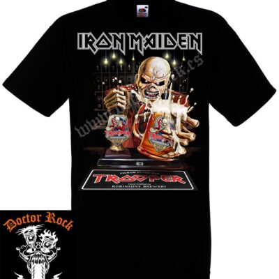 Camiseta Iron Maiden Trooper Beer Mod 2