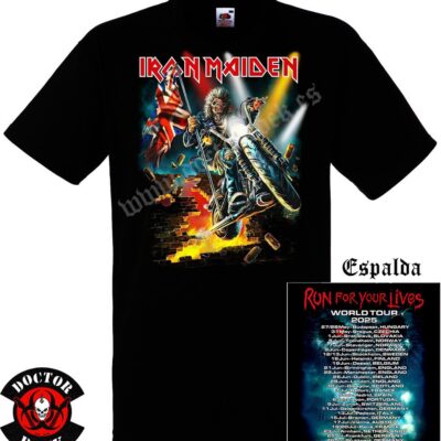 Camiseta Iron Maiden 2025 Uk Tour