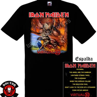 Camiseta Iron Maiden Virtual XI Tracklist