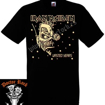 Camiseta Iron Maiden Wasted Years (Eddie)
