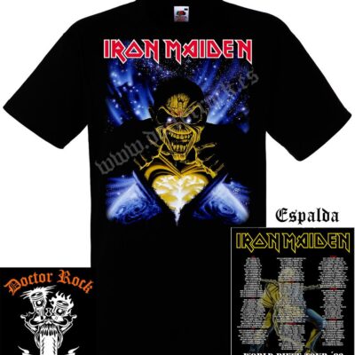 Camiseta Iron Maiden World Piece Tour Mod 2