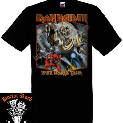 Camiseta Iron Maiden 1982 World Tour