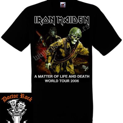 Camiseta Iron Maiden World Tour 2006